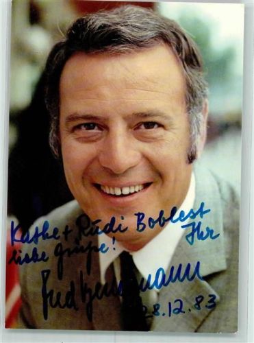 1983 Fred Bertelmann Autogramm origin. Unterschrift