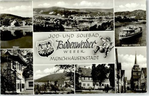 Bodenwerder Weser Eckberg Kirche Geburtshaus Münchhausen Berggarten Grotte