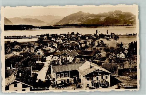Chieming Chiemsee Strandbad Berge