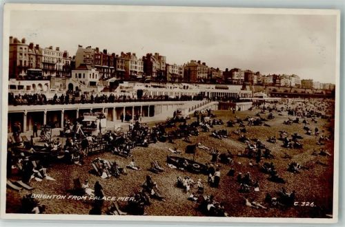 Brighton Palace Pier Strandlleben Boot