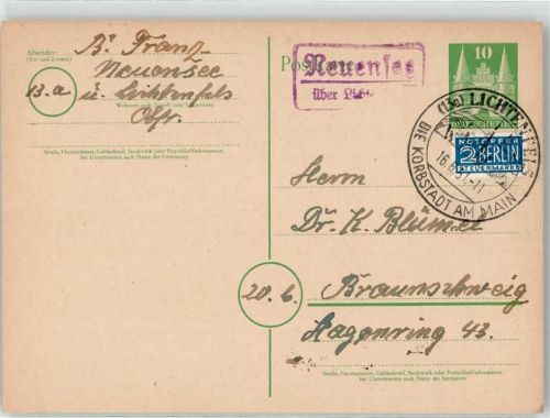 Neuensee Landpoststempel