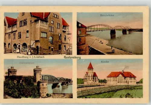 Ginsheim-Gustavsburg Handlung Limbach Mainbrücke Eisenbahnbrücke Kirche