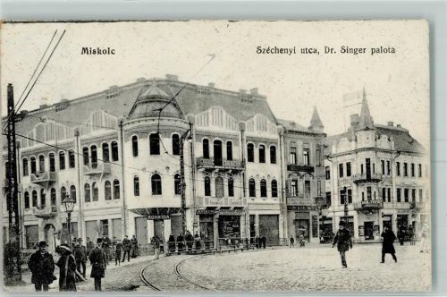 Miskolc 1915 Szechenyi utca Dr. Singer palota