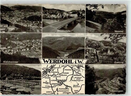 Werdohl Stadtbrücke Versetal Schwimmbad Kleinhammer