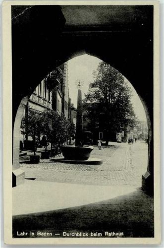 Lahr Durchblick beim Rathaus