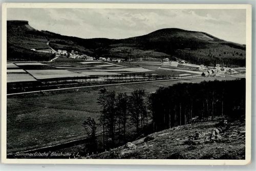 Glashütte 1940 Panorama des Ortes