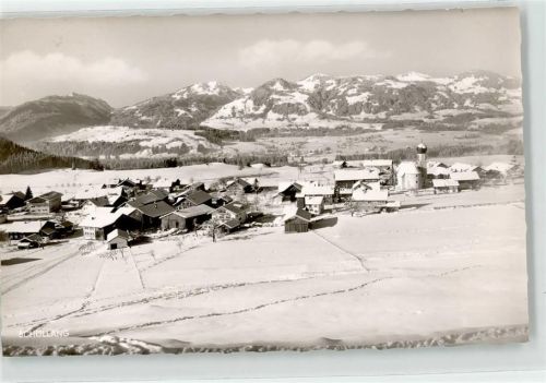 Schöllang Winter Kirche Hörnergruppe
