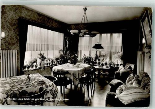 Siedlinghausen 1959 Pension Haus Schöttes am Walde