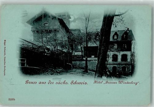 Schmilka Gasthaus Hotel grosser Winterberg