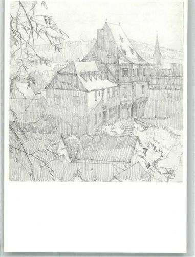 Idstein sign. Toepfer, Ernst Torbogengebäude Reproduktion