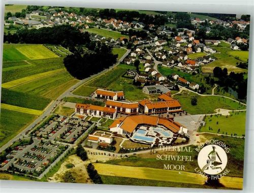 Bad Gögging 1989 Fliegeraufnahme Limes-Therme
