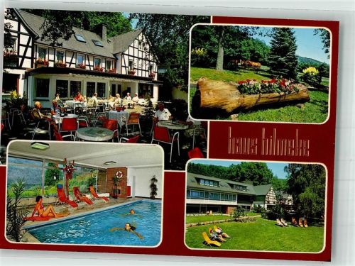 Saalhausen 1989 Schwimmbad Hotel Cafe Haus Hilmeke