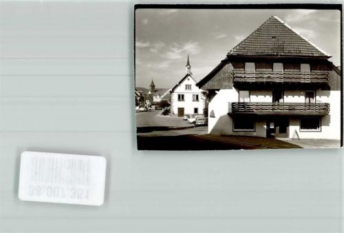 79877 W7829 Rötenbach , Baden FOTO KEINE AK Hauptstraße mit Rathaus Foto Original aus Archiv eines Ansichtskartenverlags Ort handschriftlich