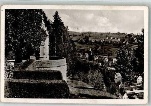 Altensteig Kriegerdenkmal oberhalb des Ortes Notopfermarke