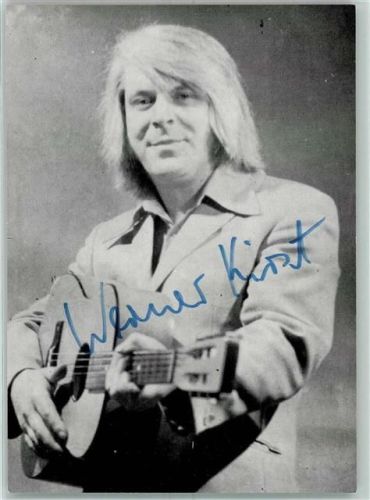 Werner Kirst Autogramm origin. Unterschrift