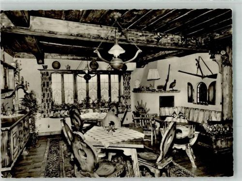 Dreis Hotel Beim Holzschnitzer Gaststube Fotograf Nieder