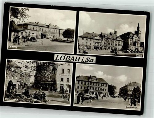 Löbau Bahnhof Marktplatz