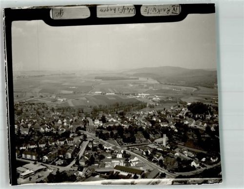 Wolfshagen Fliegeraufnahme des Ortes Foto Original aus Archiv eines Ansichtskartenverlages Ort handschriftlich