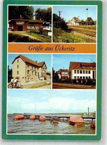 Ückeritz Fischerhütte Bahnhof Rat der Gemeinde Ernst-Thälmann-Oberschule Am Achterwasser Fotograf Klein VEB Bild und Heimat
