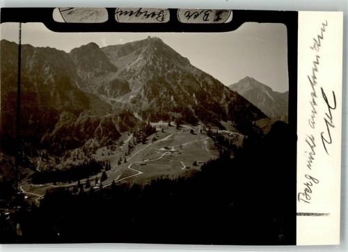 Bergen Fliegeraufnahme Ort handschiftlich Foto Original aus Archiv eines Ansichtskartenverlages