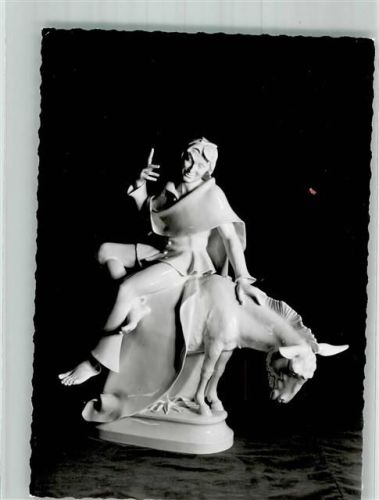 Schöppenstedt Eulenspiegel auf Esel Denkmal Museum Foto Original aus Archiv eines Ansichtskartenverlages