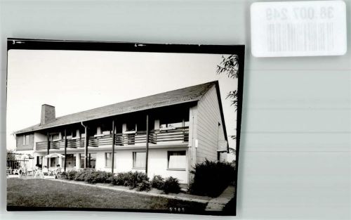 Langewiese Wittgensteiner Landhaus Gartenfront Foto Original aus Archiv eines Ansichtskartenverlags Ort handschriftlich