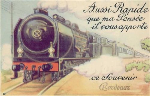 Bordeaux Bordeaux (Frankreich) Leporello, Eisenbahn I-II