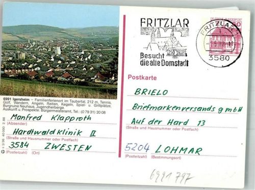 Igersheim Panorama des Ortes