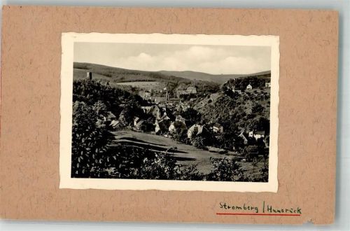 Stromberg Ort handschriftlich Bild aufgeklebt