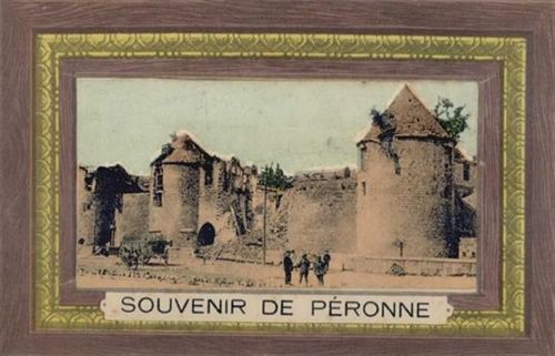 Peronne Péronne (Frankreich) Leporello II (minimaler Einriss)