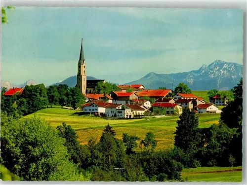 Irschenberg Kirche Alpenpanorama