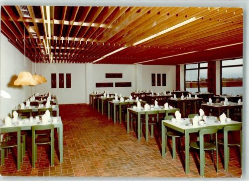 Weiskirchen Speisesaal Foto Original aus Archiv eines Ansichtskartenverlages Ort handschriftlich