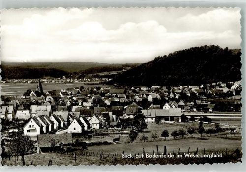 Bodenfelde Panorama des Ortes mit der Christuskirche