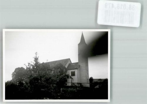Rickenbach Kirche Ort handschriftlich Foto Original aus Archiv eines Ansichtskartenverlages