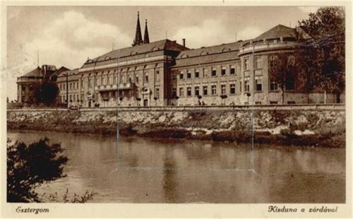 Esztergom Esztergom (Ungarn) Leporello Kisduna a zardaval I-II (Stauchung, fleckig RS)