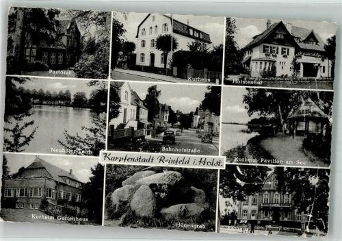 Reinfeld Bahnhofstraße Kurheim Gartenhaus Hünengrab Neuhöfer-Teich Rathaus