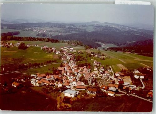 Neuschönau Fliegeraufnahme Foto Original aus Archiv eines Ansichtskartenverlages