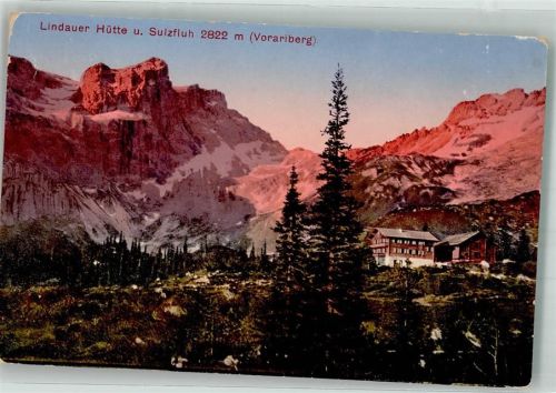 Lindauer Hütte 1913 Gasthaus