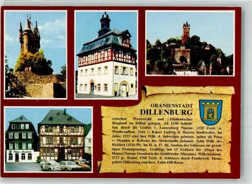 Dillenburg Chornik Burg Rathaus Gasthaus VW Käfer