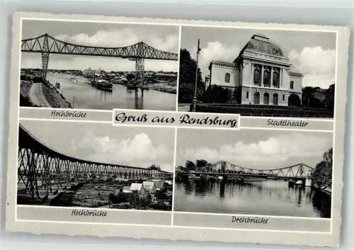 Rendsburg Hocbrücke Drehbrücke Stadttheater