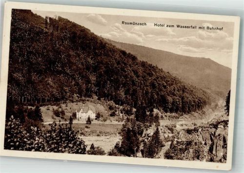 Raumünzach Hotel zum Wasserfall Bahnhof