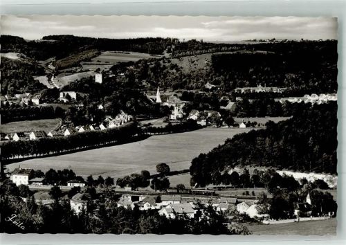 Pappenheim Panorama des Ortes mit Burg Pappenheim und Stadtkirche