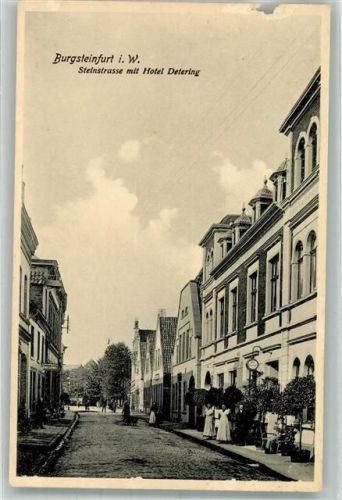 Burgsteinfurt Hotel Detering Steinstrasse beschädigt