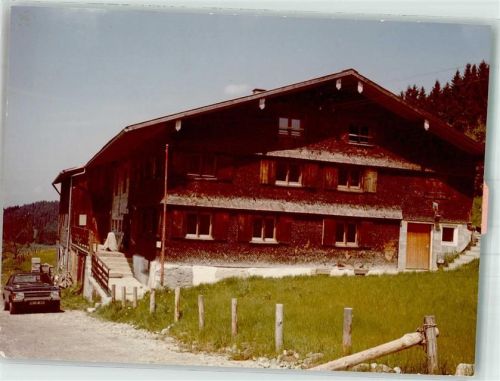 Maierhöfen Gasthaus Fluggenstube Foto Original aus Archiv eines Ansichtskartenverlags Ort handschriftlich