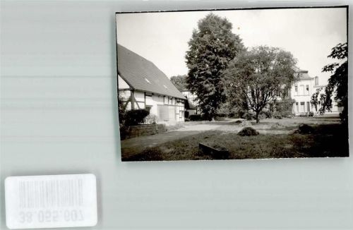 Langschede Schloss Dahlmann Ort handschriftlich Foto Original aus Archiv eines Ansichtskartenverlages