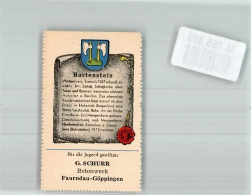 Bartenstein Wappen