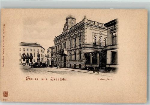 Iserlohn Kaiserplatz Verlag Reinicke & Rubin 1745