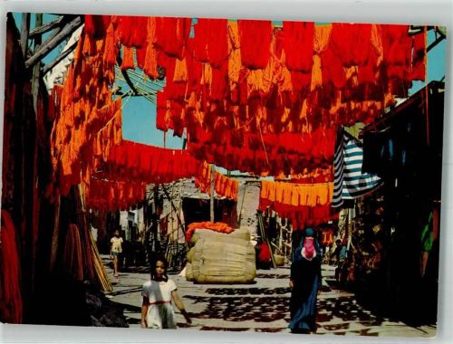 Tetuan Tracht Marktszene Rue des Teinturiers