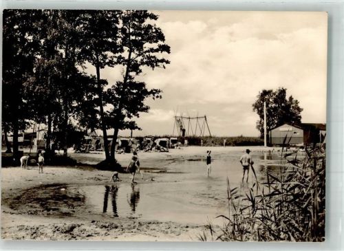 Mönkebude 1969 Schwimmbad Strand