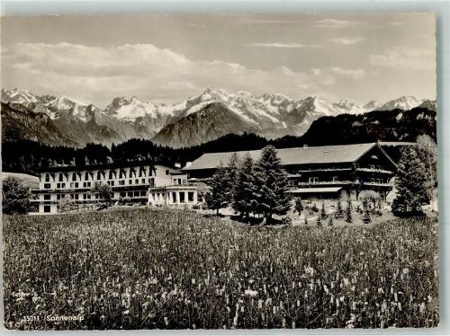 Ofterschwang Hotel Moor- und Kneippbad Sonnenalp mit Alpenpanorama Fotograf Heimhuber